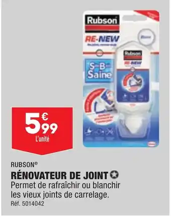 ALDI RUBSONⓇ RÉNOVATEUR DE JOINT offre