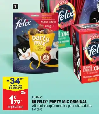ALDI PURINA® FELIX® PARTY MIX ORIGINAL offre