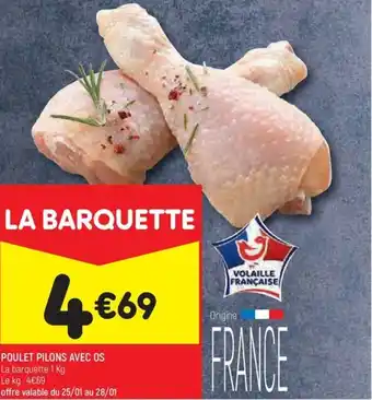 Leader Price POULET PILONS AVEC OS offre