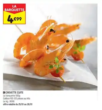 Leader Price CREVETTE CUITE offre