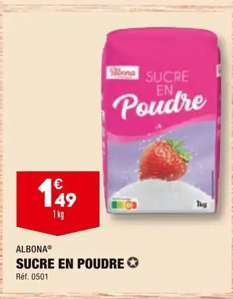 ALDI Albona sucre en poudre offre