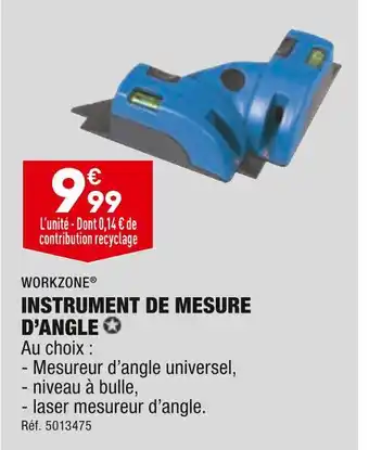 ALDI Workzone instrument de mesure d’angle offre