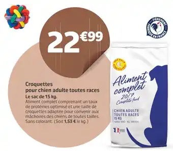Croquettes pour chien adulte toutes races