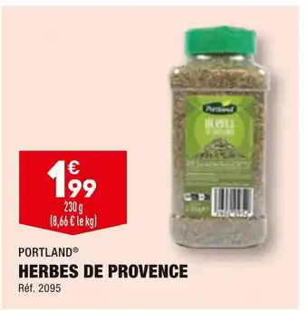 ALDI Portland herbes de provence offre