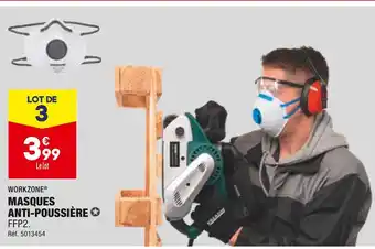 ALDI Workzone masques anti-poussière offre