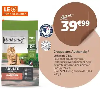 Jardiland Authentiq' croquettes offre