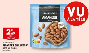 ALDI Trader joe’s amandes grillées offre