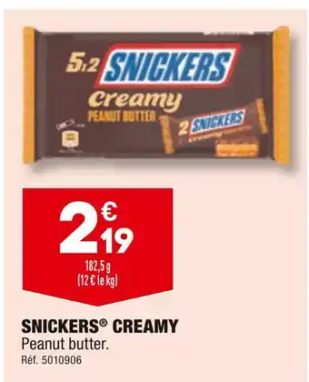 ALDI Snickers creamy offre