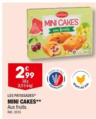 ALDI Les patissades mini cakes offre