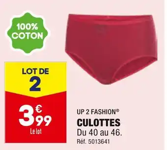 ALDI Up 2 fashion culottes offre