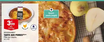 ALDI Desserissimes tarte aux poires offre