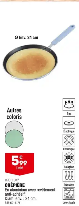 ALDI Crofton crêpière offre