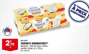 ALDI Milsani yaourts aromatisés offre