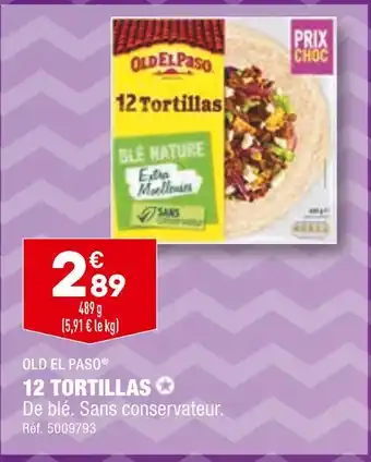 ALDI Old el paso 12 tortillas offre