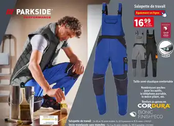 Lidl Cordura / parkside salopette de travail offre