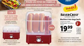 Lidl Silver crest machine à hot-dogs/œufs offre