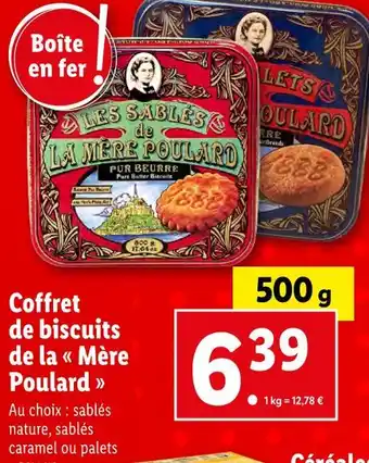 Lidl La mère poulard coffret de biscuits de la mère poulard offre