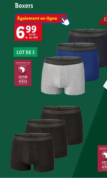 Lidl Lycra boxers offre