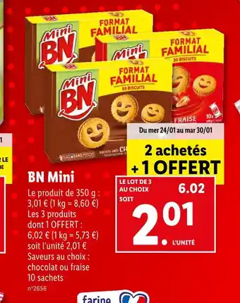 Lidl Bn bn mini offre