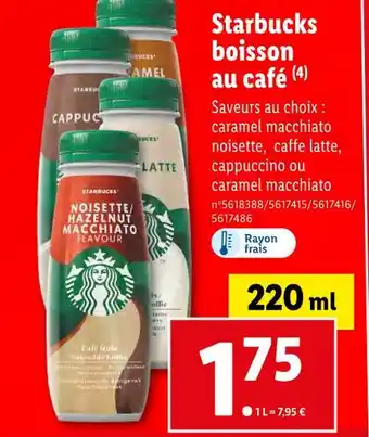 Starbucks boisson au café