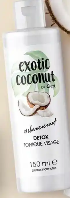 Lidl Cien eau tonique détox coco offre