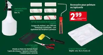 Lidl Parkside accessoire pour peinture ou tapisserie offre