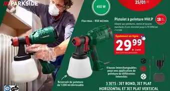 Lidl Parkside pistolet à peinture hvlp offre
