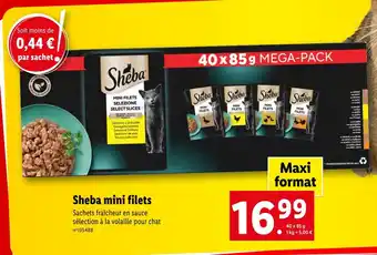 Lidl Sheba sheba mini filets offre