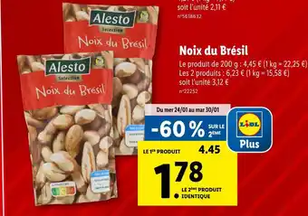 Alesto noix du brésil