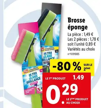 Lidl W5 brosse éponge offre