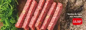 Colruyt Terrine de lapin aux noisettes offre