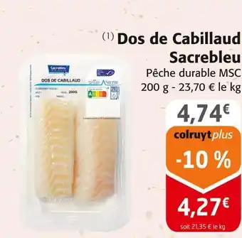 Sacrebleu dos de cabillaud
