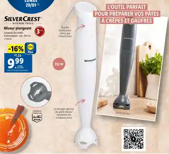 Silver crest mixeur plongeant
