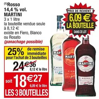 Cora x Carrefour Martini rosso 14,4 % vol offre