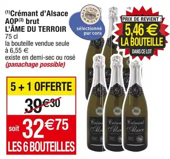 L’âme du terroir crémant d’alsace aop brut