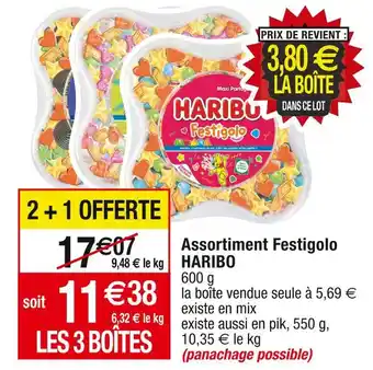 Cora x Carrefour Haribo assortiment festigolo offre