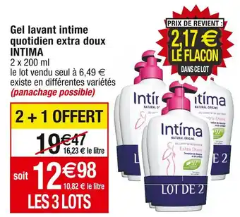 Cora x Carrefour Intima gel lavant intime quotidien extra doux offre