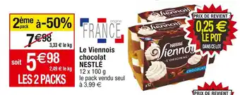 Cora x Carrefour Nestlé le viennois chocolat offre