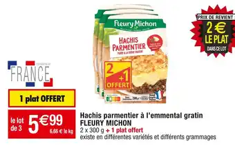 Cora x Carrefour Fleury michon hachis parmentier à l’emmental gratin offre