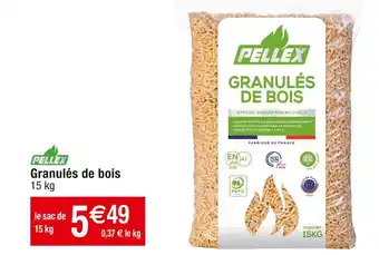 Cora x Carrefour Pellex granulés de bois offre
