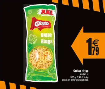 Cora x Carrefour Gusto onion rings offre