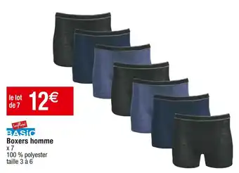 Cora x Carrefour Influx boxers homme offre