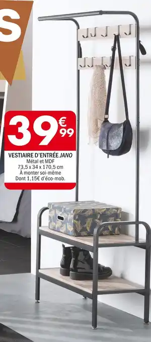 Vestiaire d’entrée jano