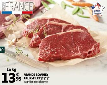 Auchan Viande bovine : faux-filet offre