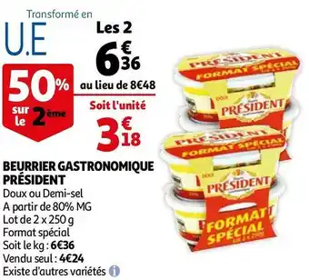 Président beurrier gastronomique