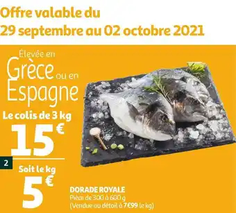 Auchan Dorade royale offre