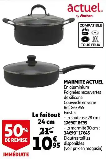 Auchan Actuel marmite offre