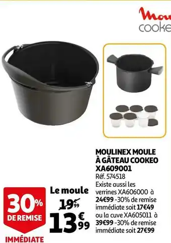 Moulinex moule à gâteau cookeo xa609001