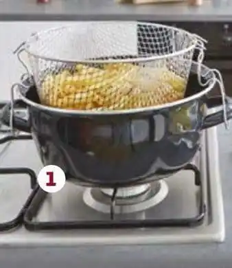 Auchan Friteuse noire 26 cm offre