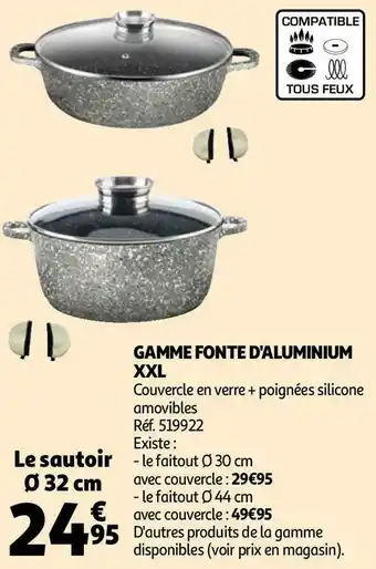 Auchan Gamme fonte d'aluminium xxl offre